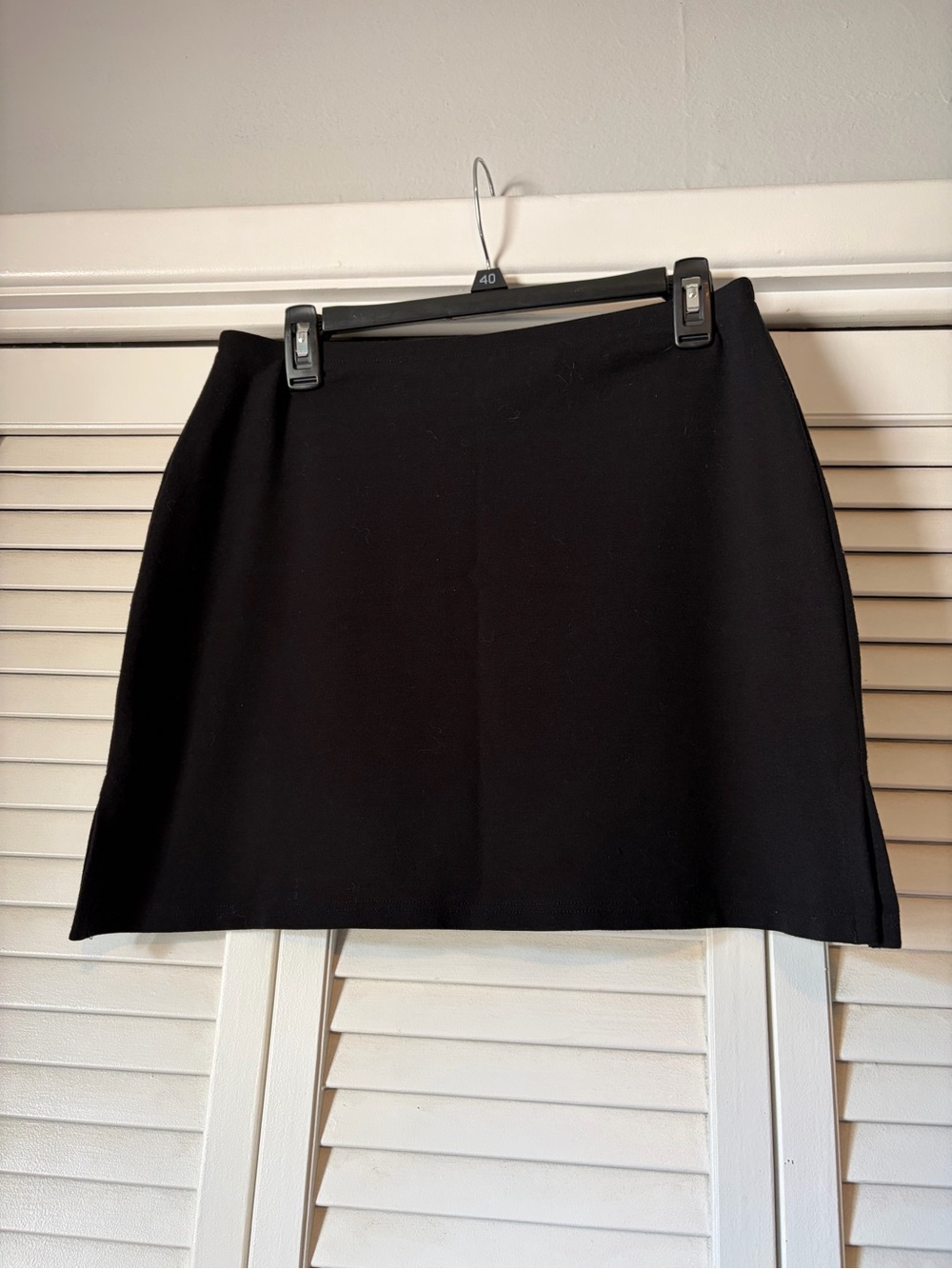 Express Black Mini Skirt - Sleek A-Line